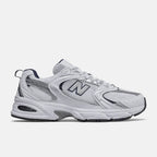 NB 530 - WHITE with NATURAL INDIGO